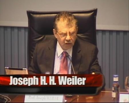 Conferencia Joseph H. H. Weiler en Ingles  - Conferencia Joseph H. H. Weiler sobre o adn político e legal da unión e a actual crise europea